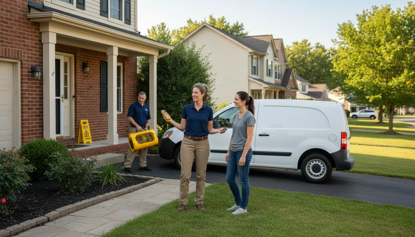 Residential water damage restoration in Waukegan, IL